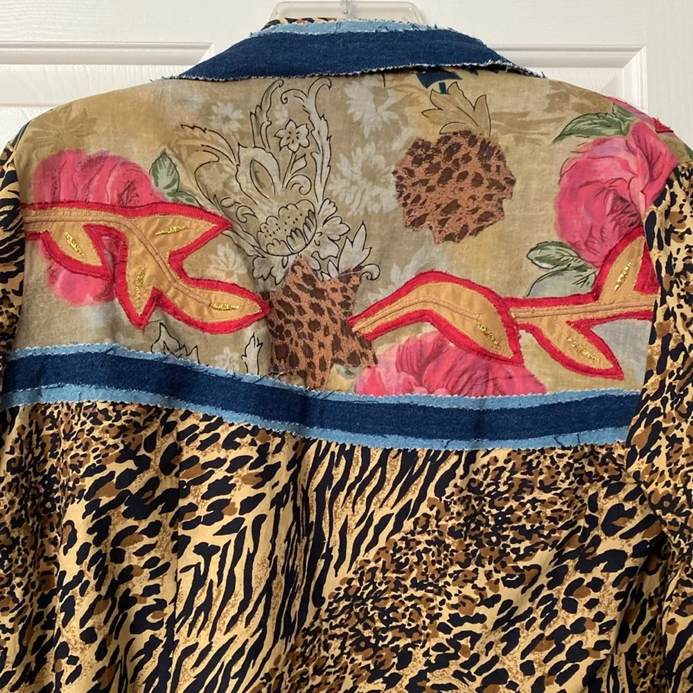 Draper’s & Damon’s Multi-Print Unique Jacket 🐆 🌸 - Picture 8 of 15